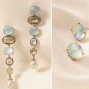 Stella & Dot Stone Linear Earrings